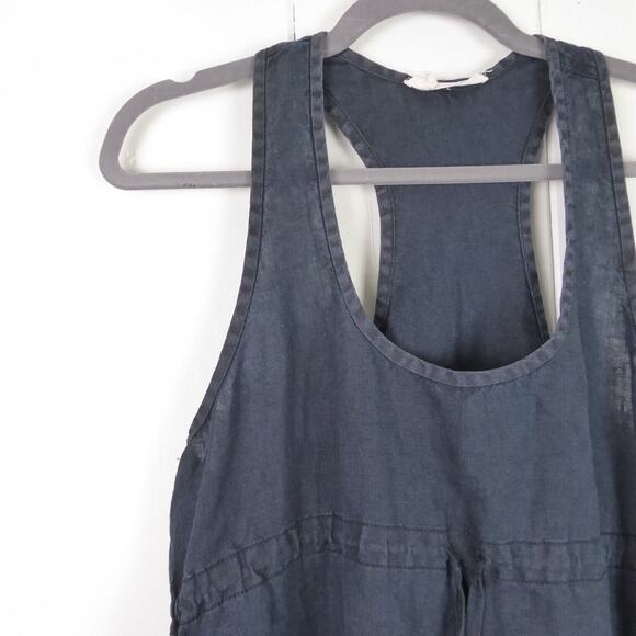 Eileen Fisher Linen Dress Womens SZ XS Sleeveless Boho Lagenlook Lightweight - Picture 3 of 12
